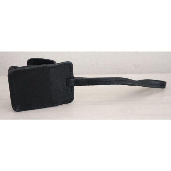 Free People Street Sounds Black Leather Case For Airpods + Earbuds - Picture 3 of 8